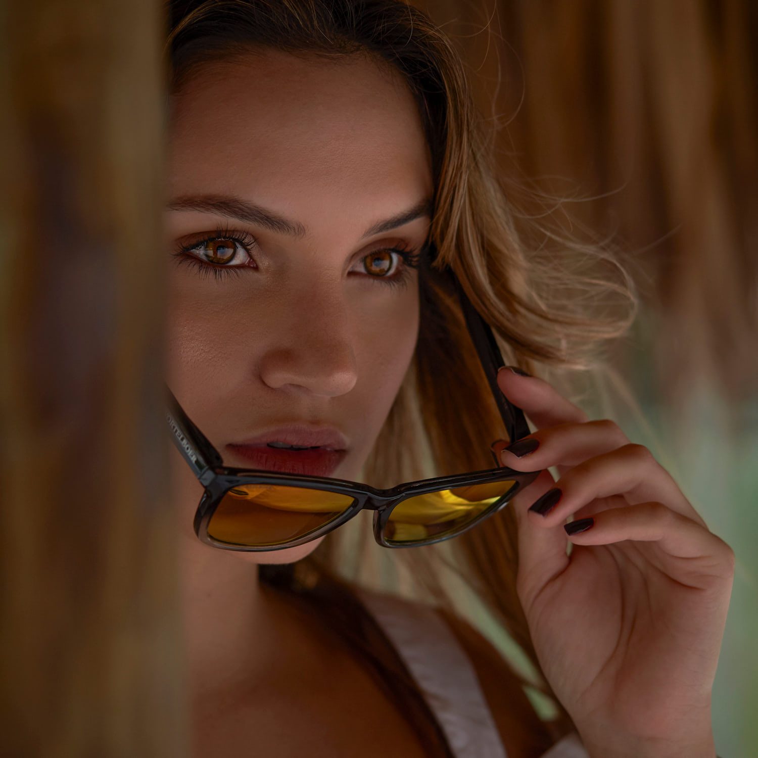 Eyewear campaign portrait
