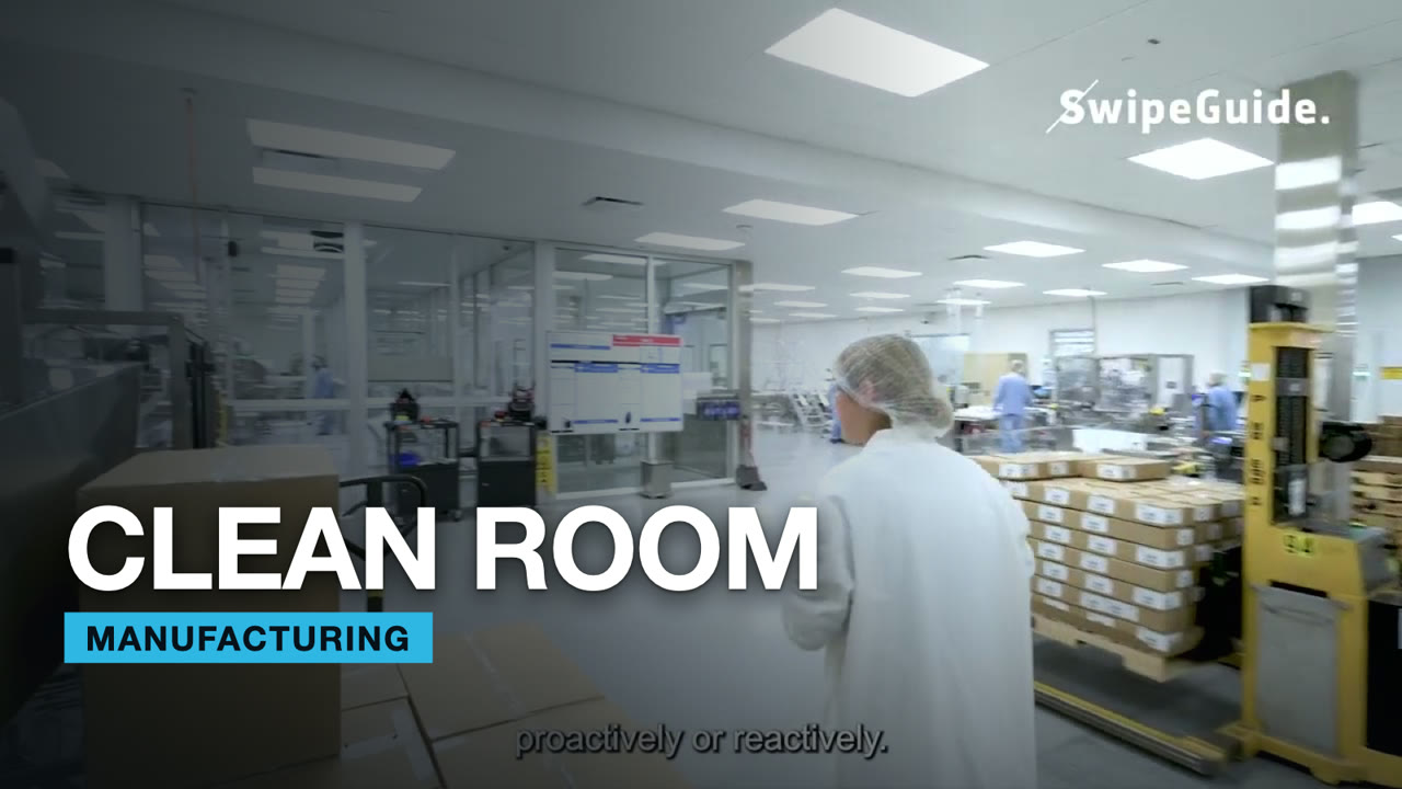 Pharmaceutical clean room production floor