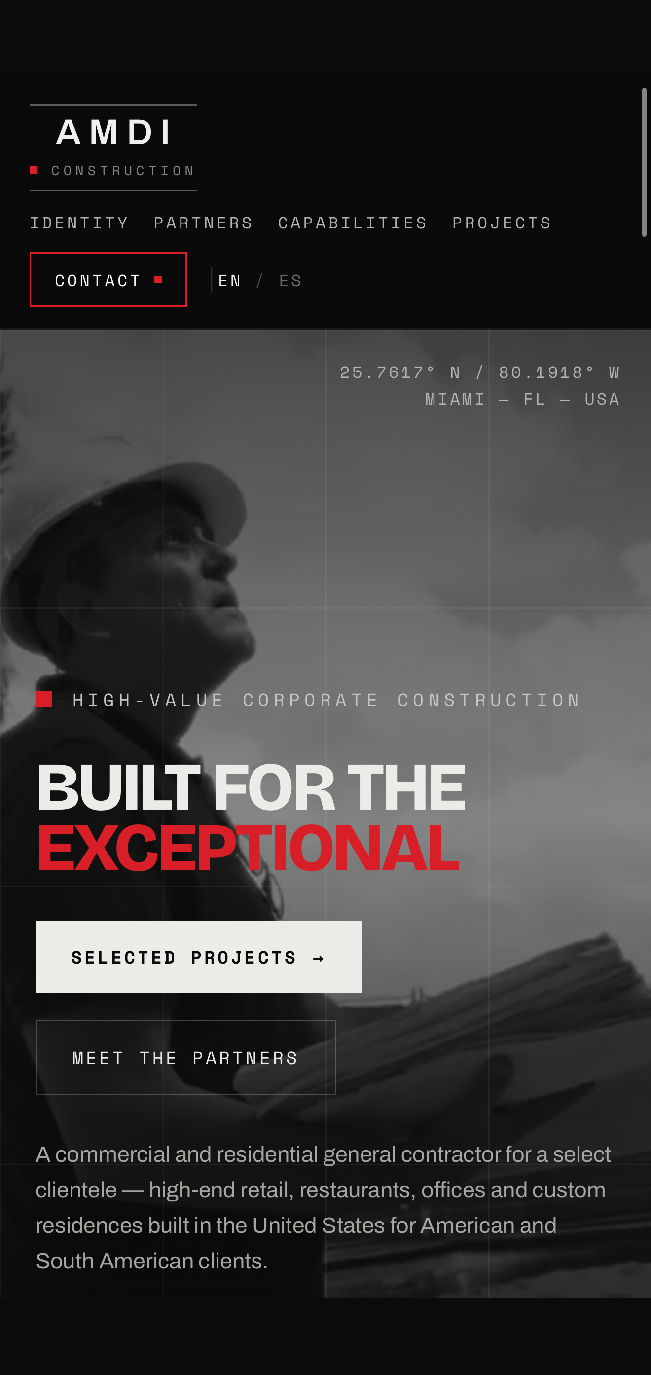 AMDI Construction site, mobile
